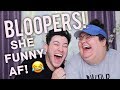 BLOOPERS WITH CHRISTINE SYDELKO!
