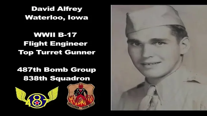 B 17 Flight Engineer - David Alfrey