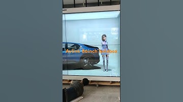 Avlink 86inch holobox 2*2 video wall LCD display transparent showcase digital signage customized OEM