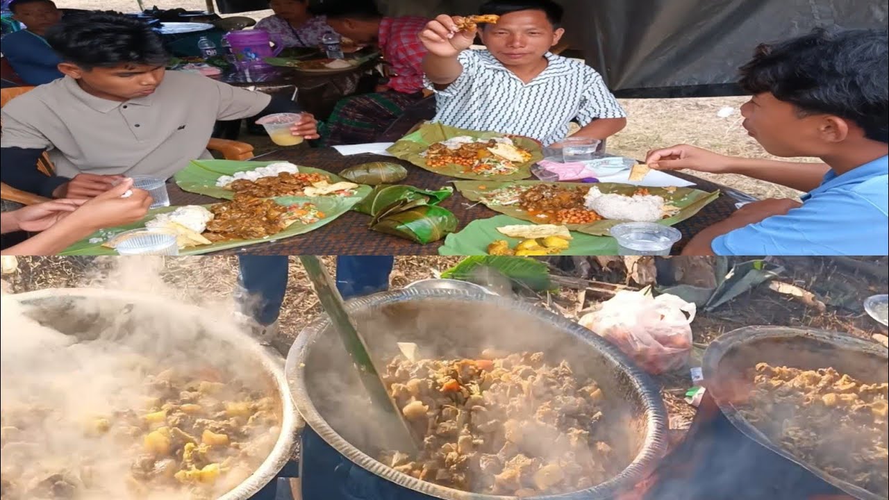 Merry Christmas🎄Celebration Program Pork, Fish, And Chicken Eating 🤤 2025