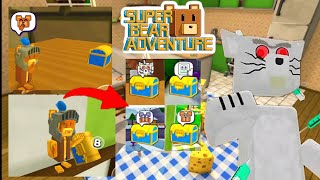 TREASURE BOX LOCATION IN THE GIANT HOUSE ARENA IN THE SUPER BEAR ADVENTURE GAME screenshot 4