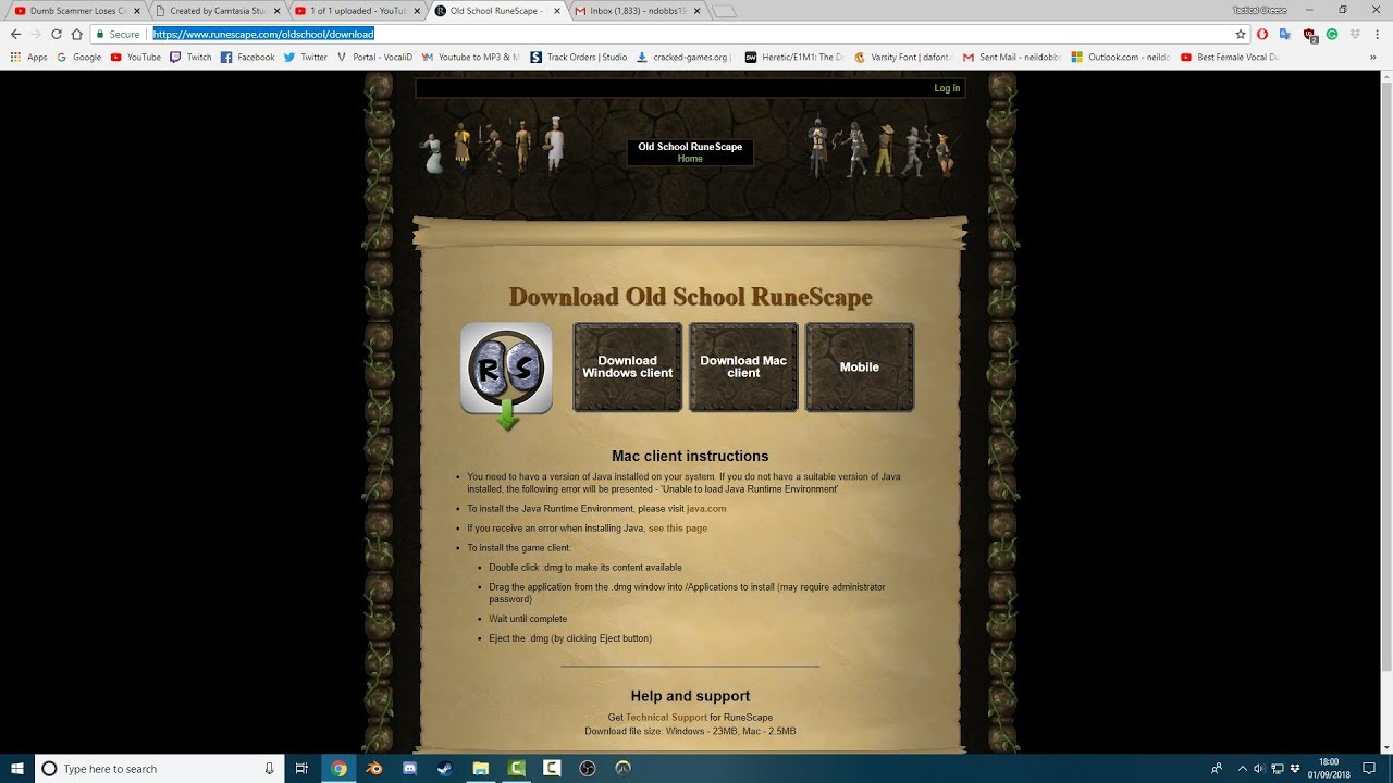 old runescape for mac download