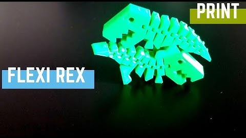 Flexi Rex | Toy trex | 3d print