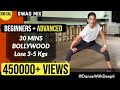 30mins Daily - Beginner Bollywood Dance Workout | Easy Exercise to Lose weight 3-5kgs