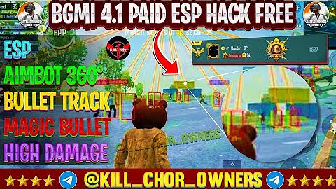 BGMI HACK 4.1 | BGMI 4.1 MOD APK | BGMI ESP HACK | BGMI NEW HACK TODAY | HOW TO HACK BGMI HACK