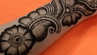 Arabic Shaded Mehndi | Easy Henna Design For All Occasions | #107 Zara Mehendi Art