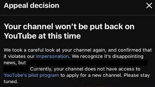YouTuber Banned for Impersonating HIMSELF.