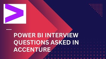 Accenture Power BI Interview Questions #dataanalysis  #accenture #powerbi