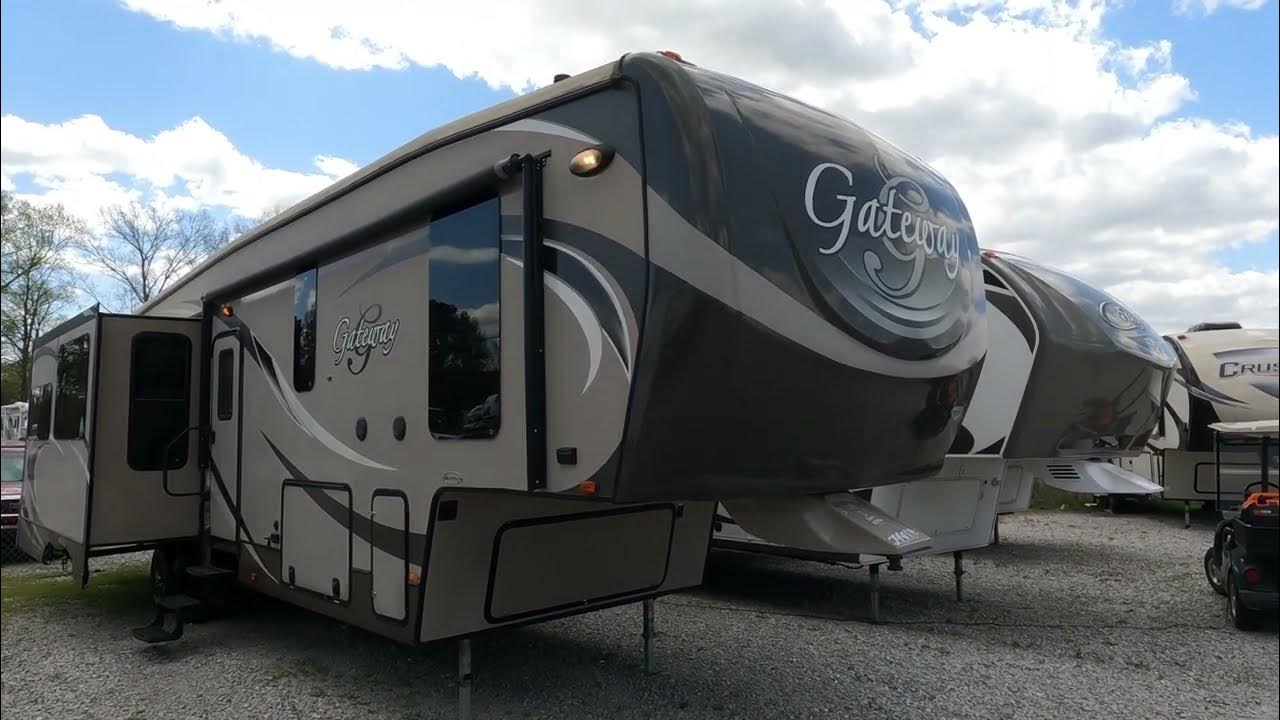 SOLD! 2013 Heartland Gateway 3200RS Fifth Wheel, 3 Slides, Rear Lounge