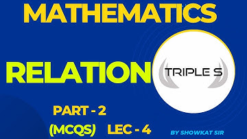 RELATION - Part 2 : Important MCQS By Showkat Sir for Finance Accounts Assistant Exam