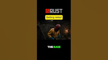 Getting raided #rust #gaming #rustconsole #shorts