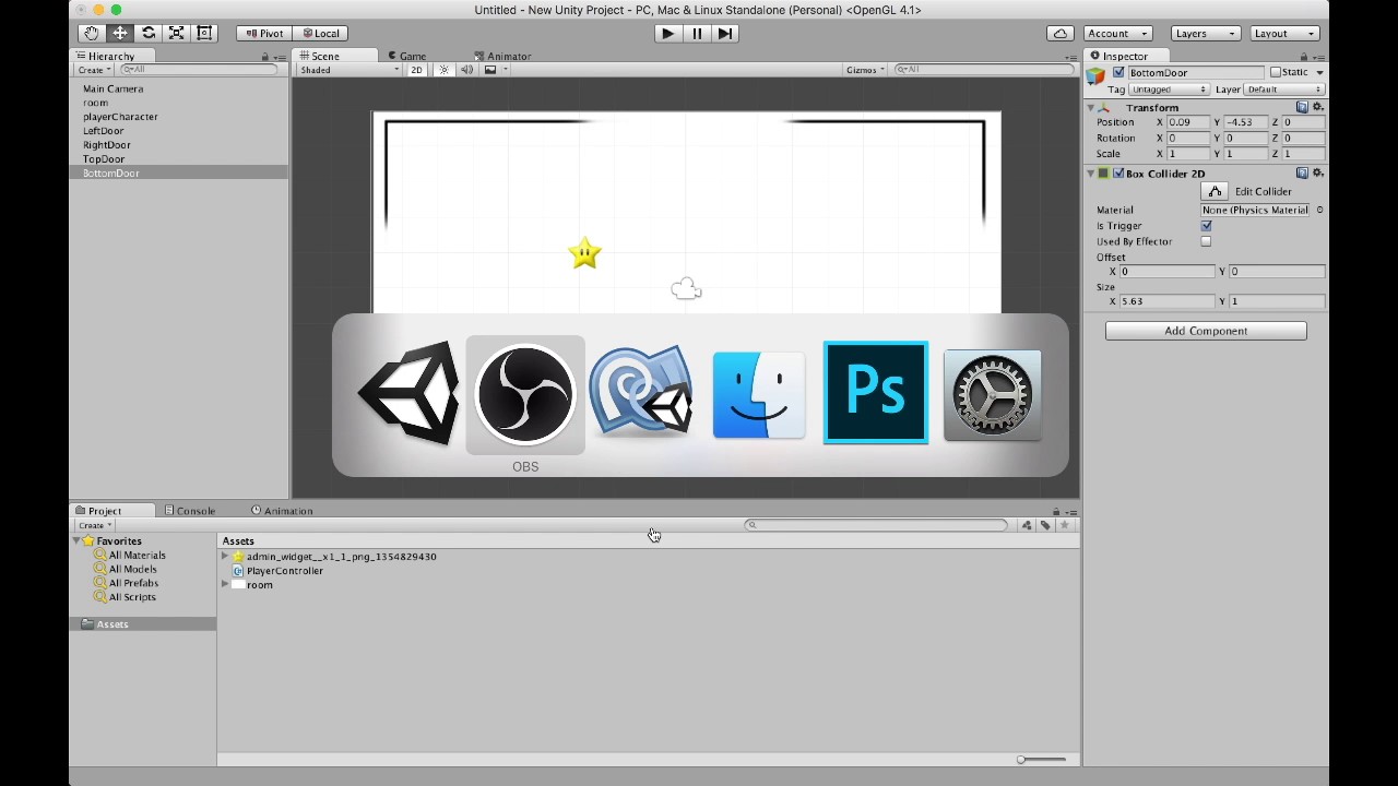Unity 2D 5.x 2D Top Down Single Screen Game - YouTube
