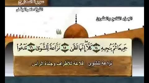 القرآن الكريم الجزء التاسع والعشرون 29 - بصوت الشيخ ماهر المعيقلي