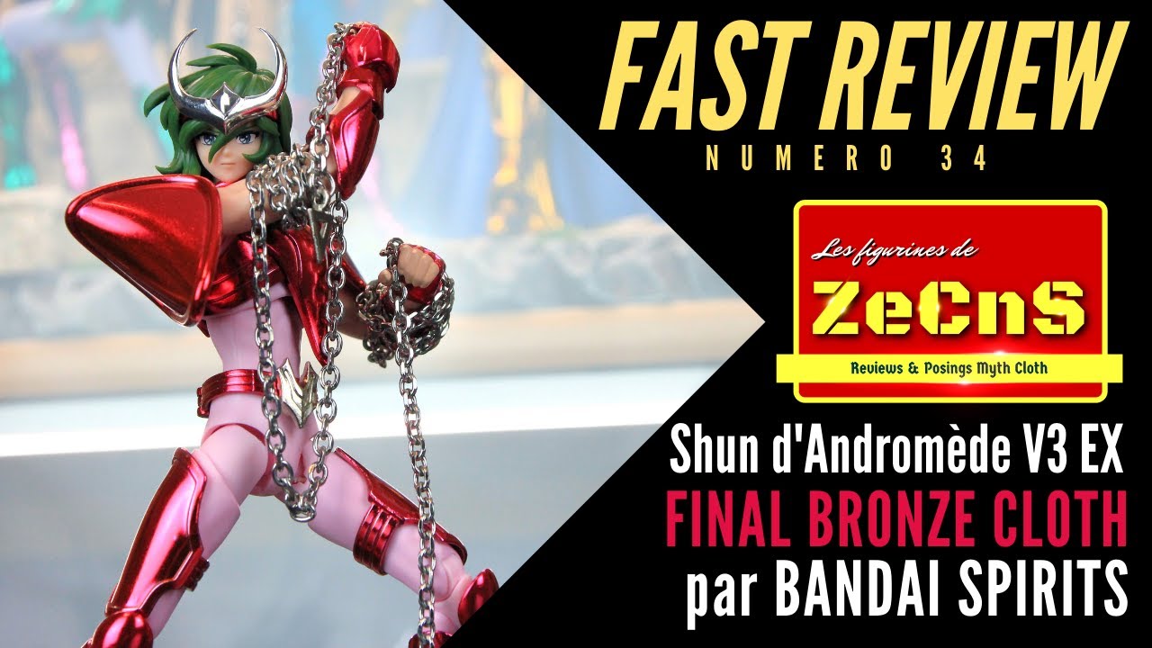 Bandai Myth Cloth Saint Seiya Andromède Shun 20th Anniversary