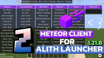 How To Download Meteor Client For Zalith Launcher 1.21.8 Latest Version | Free Hack Client |