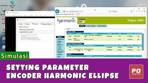 Cara Setting Parameter Encoder Harmonic Ellipse  || Ellipse Series #encoder #ellipse #tvdigital
