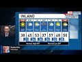 Downpour possible tonight, sunny & windy on Sunday!