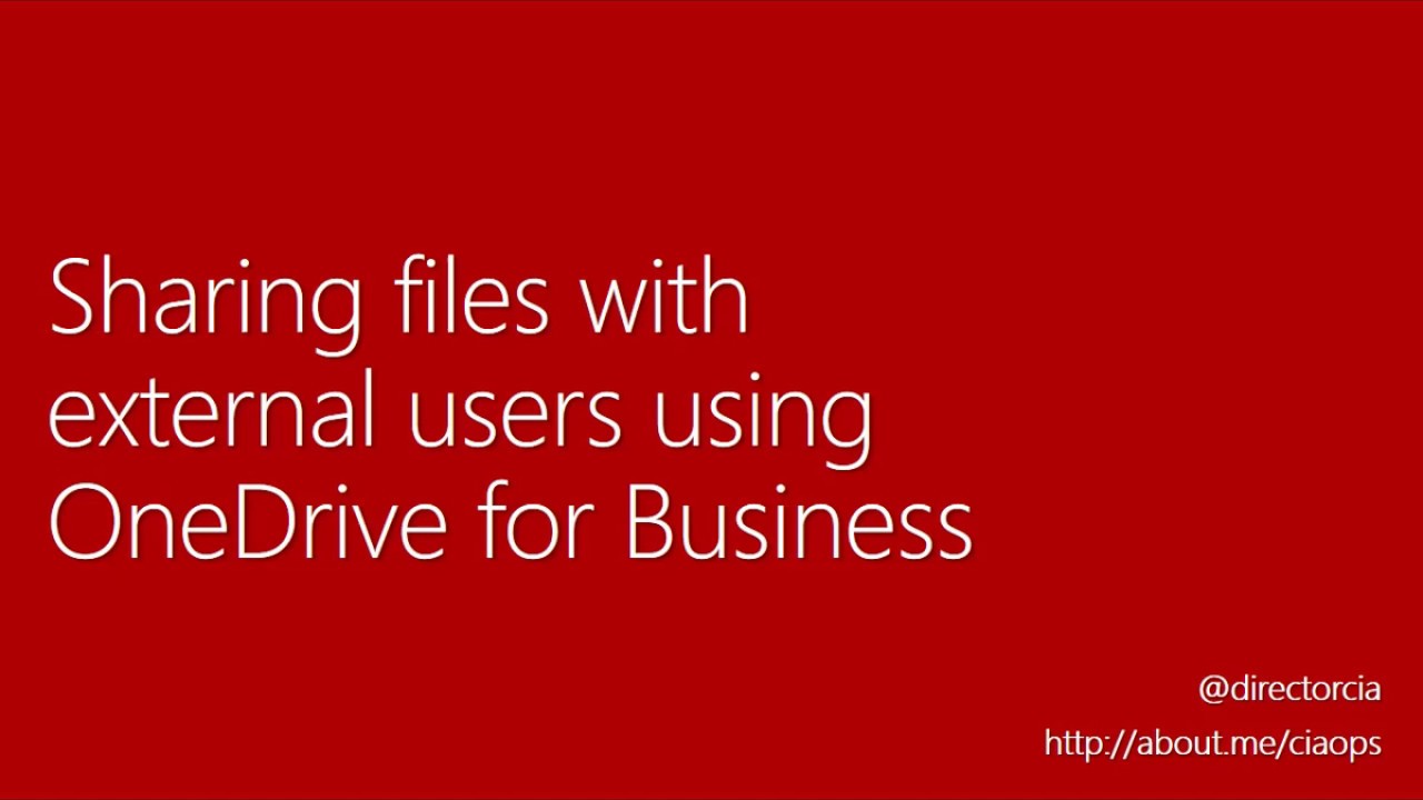 office 365 onedrive for business how to share