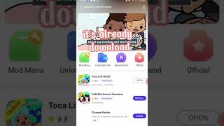 tutorial how to download toca boca new update for free #fyp #tocaboca #tocalifeworld Resimi