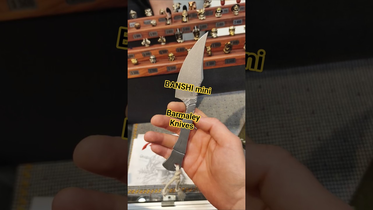 Нож BANSHI mini от BARMALEY KNIVES. Выставка КЛИНОК Москва осень 2025.