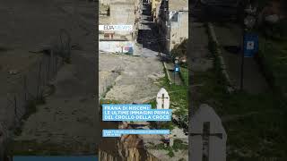 FRANA DI NISCEMI: LE ULTIME IMMAGINI PRIMA DEL CROLLO DELLA CROCE