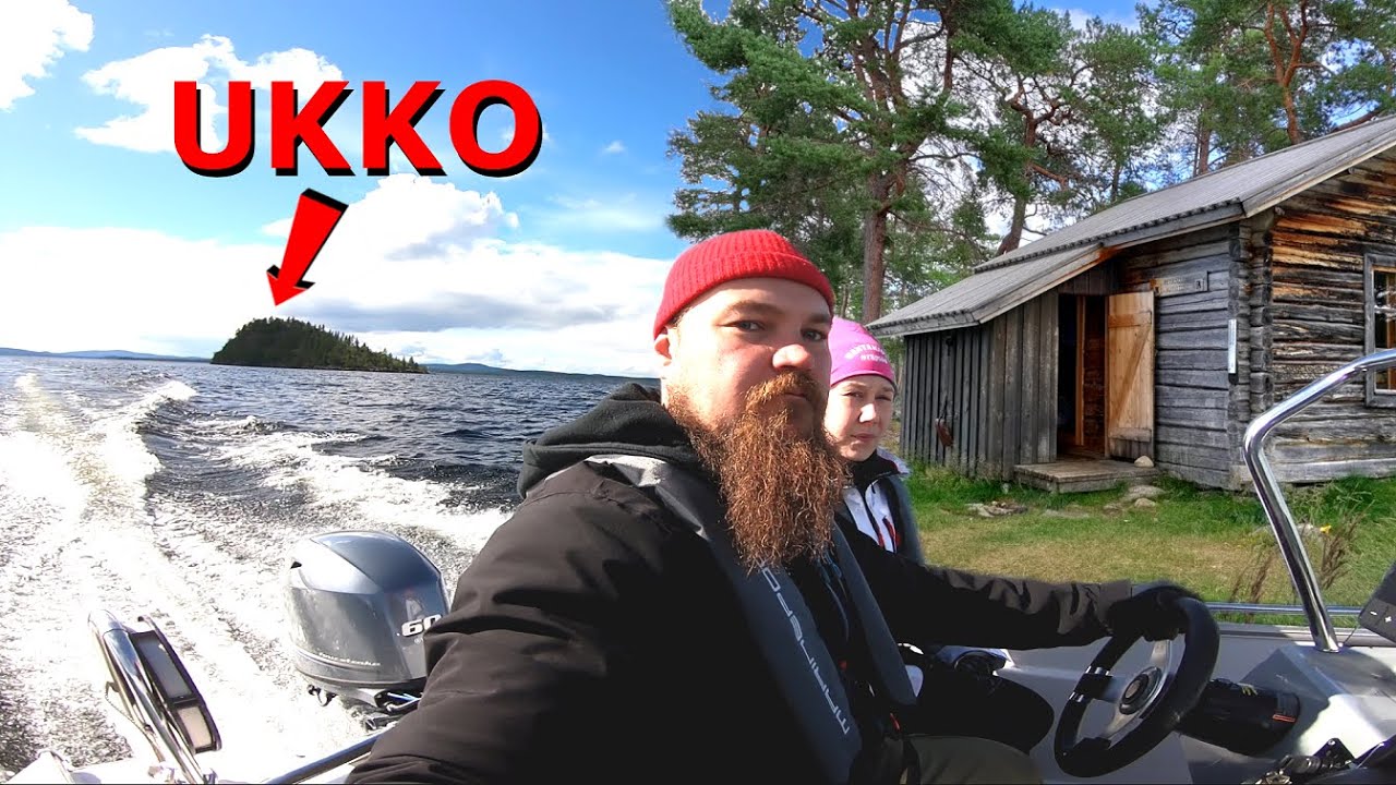 Inarijärven autiotupiin veneellä. Retki alkaa: Ukonkivi ja Petäjäsaari. Osa 1