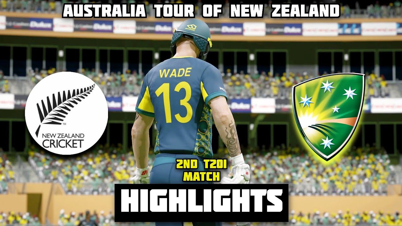 NEW ZEALAND vs AUSTRALIA - 2nd T20I Match Highlights | Australia Tour ...