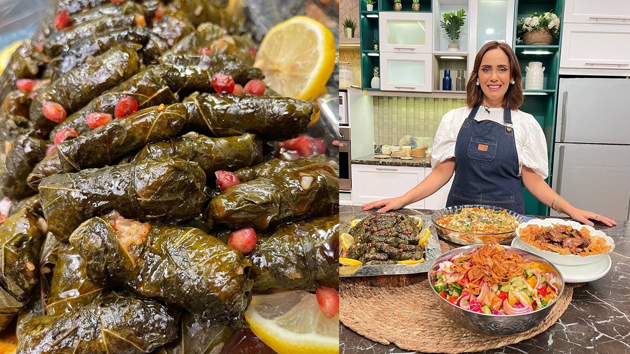 سر الصنعة مع الشيف دعاء السمنودي | ورق عنب بارد - سلطة الحمص - فتة الحمص - كبد دجاج بدبس الرمان