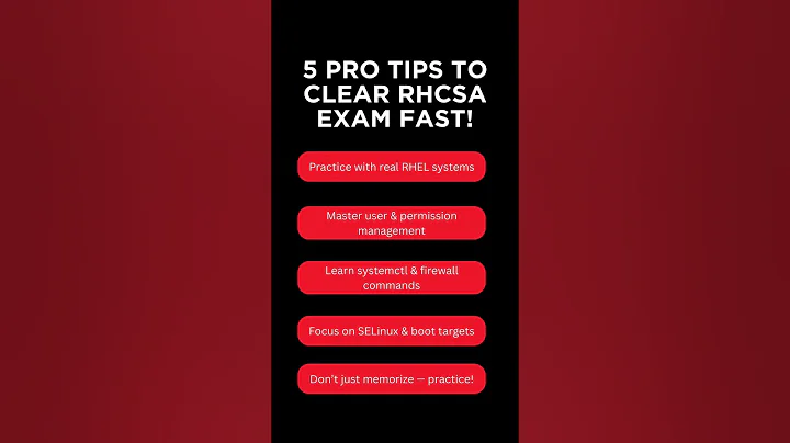 5 Killer Tips to Pass RHCSA Exam! | Hawkstack