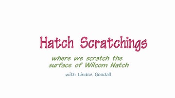 Wilcom Hatch: Sketch Effect with the Florentine Stitch