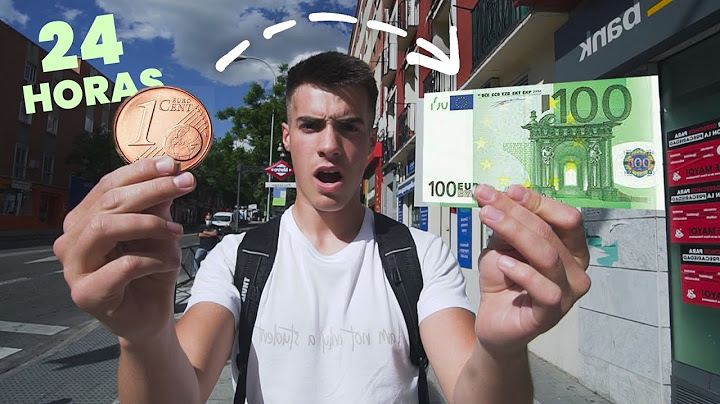 I CONVERT 0.01€ into 100€ on the STREET (24 HOURS)