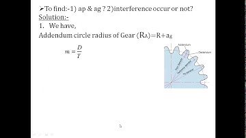 Interference condition in spur gear (part 2)