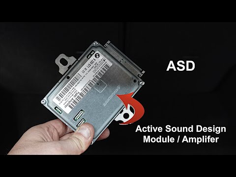BMW F Series Active Sound Design / ASD Module Location (F10 , F13 , F20 , F22 , F30 )