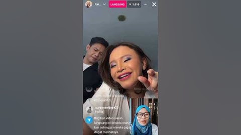 Cieee... Ariel & Rossa Instagram live bareng
