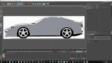 Cinema4D Modeling Timelapse - Ferrari 550 Maranello - Part 1