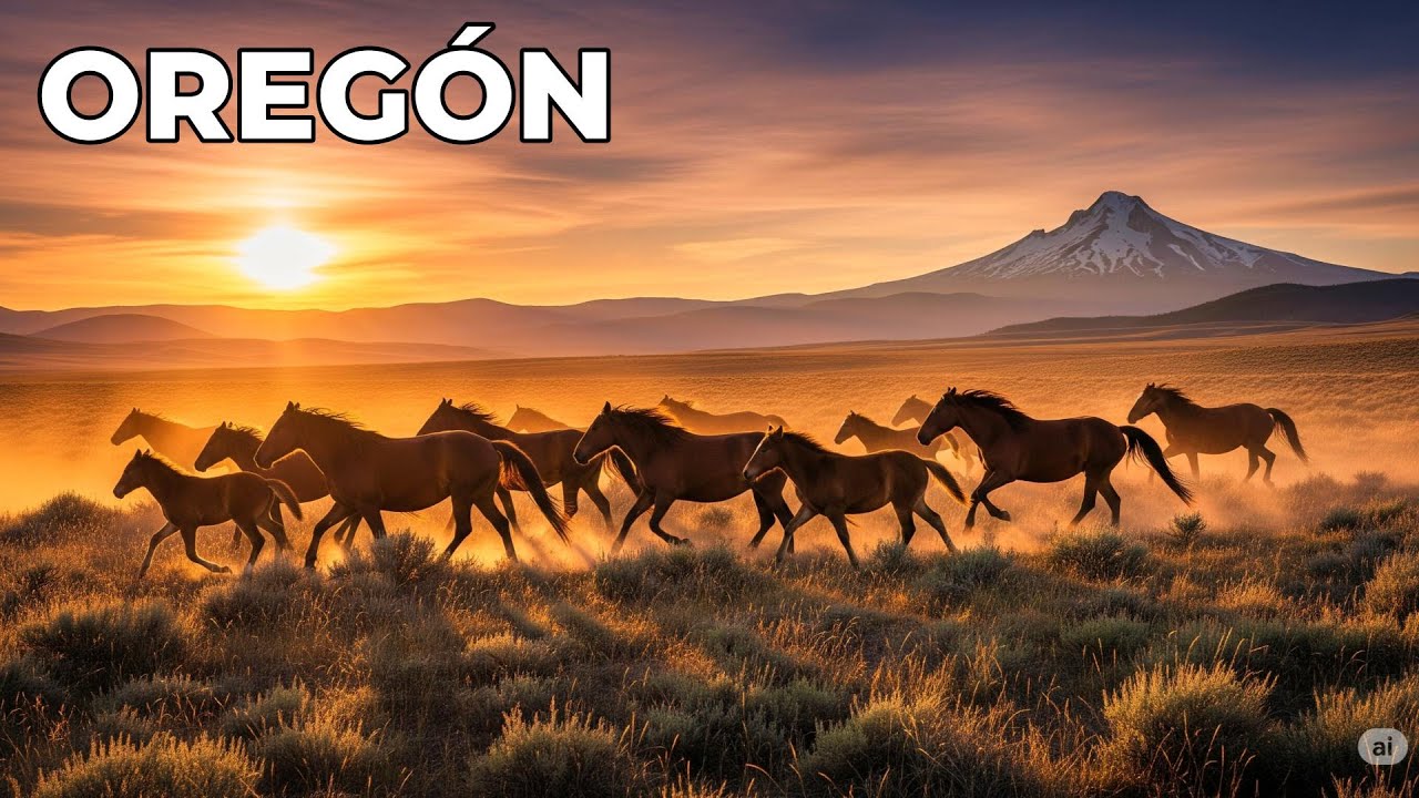 Дикий Орегон: где дикие лошади всё ещё бегают на свободе