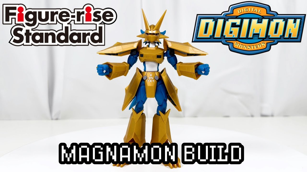 Digimon Figure-Rise Standard Magnamon Build! - YouTube