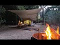 Is it CAMPING or GLAMPING - Australian Rainforest, Campfire food