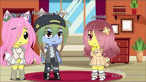 FlutterDash meet’s their future child + future Rainbow DashxD