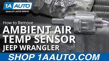 How to Replace Ambient Air Temp Sensor 06-18 Jeep Wrangler