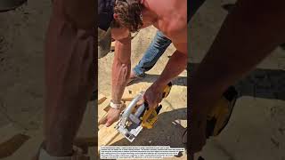 Fast Circular Saw Cutting Technique | Smart Wood Framing Construction Method.