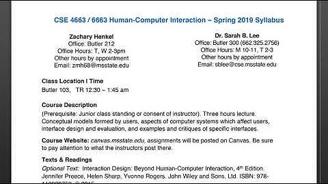 HCI Spring 2019 - Lecture 01: Introduction (2019-01-08)