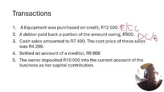 Grade 9 EMS Accounting Equation