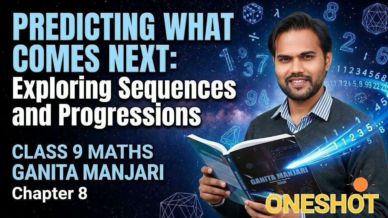 Class 9 maths ganita manjari Chapter 8 | Exploring sequences and Progressions | Shobhit Nirwan