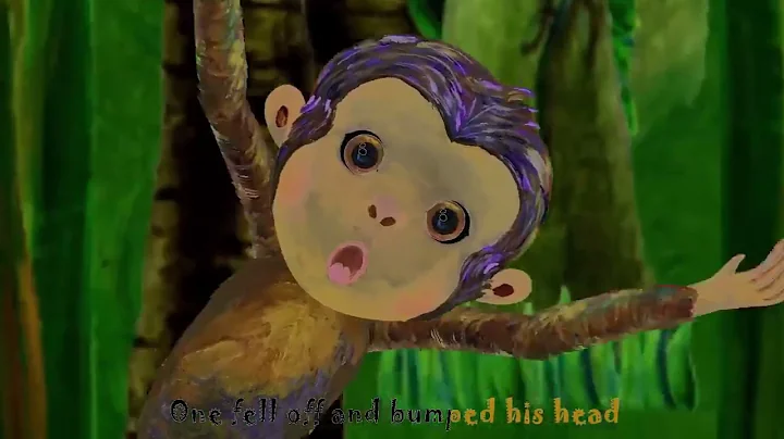 Five Little Monkeys Jumping on the Bed | Sponsored By:Klasky Csupo 2001 Effects