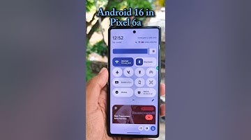 Android 16 in Pixel 6a #android #tech #shorts #trending #googlepixel