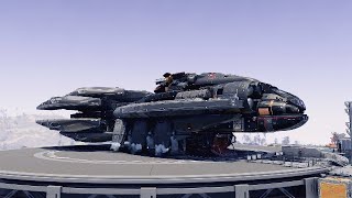 Aegis - Starfield Class B Corvette Inspired by The Matrix Complete Vanilla Endgame Ship Build Guide