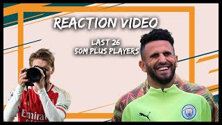 Reacting to RATED Last 26 £50m PLUS Players 4 Years Old