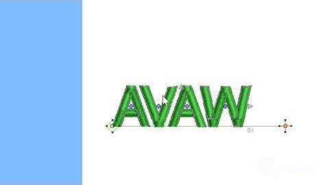 How to save Kerning values in Embroidery Lettering