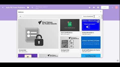 Form Publisher Add On